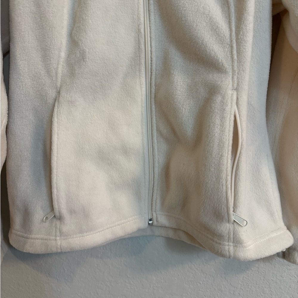 Columbia Women's Benton Springs Full Zip Off-White Fleece Jacket - Picture 6 of 10